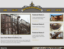 Tablet Screenshot of eurotechmetal.com